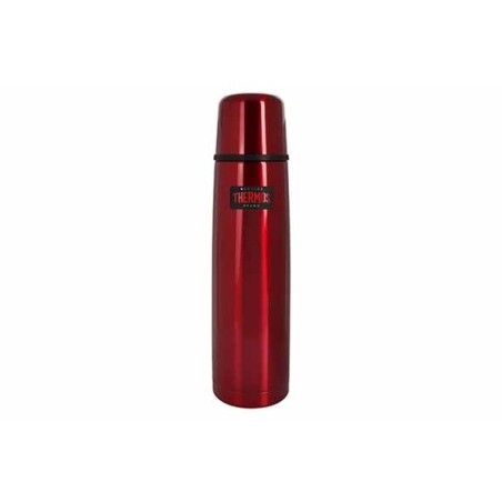 Fbb light/compact bouteille 1l rouge bouchon visser verser d8xh31cm