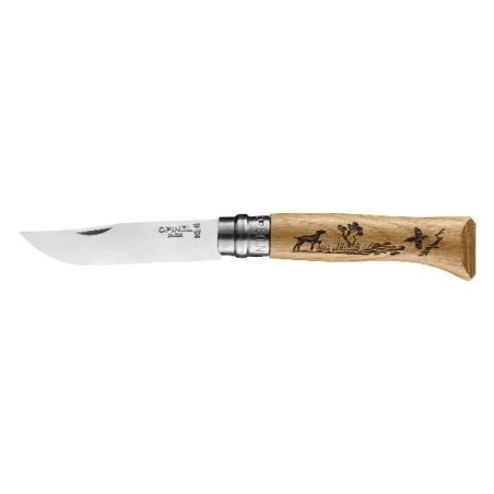 Couteau Chien - Tradition N°8 Gravure Animalia