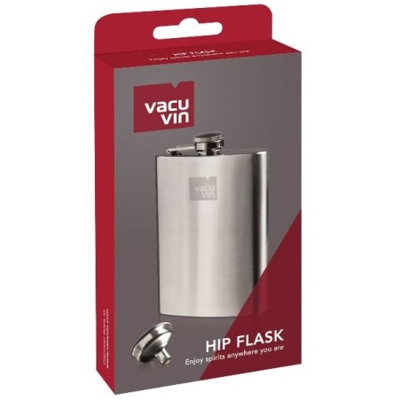 Flasque à whisky inox avec entonnoir - Hip Flask & Funnel