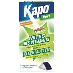 Kapo pièges à mites pour vêtements étui de 2