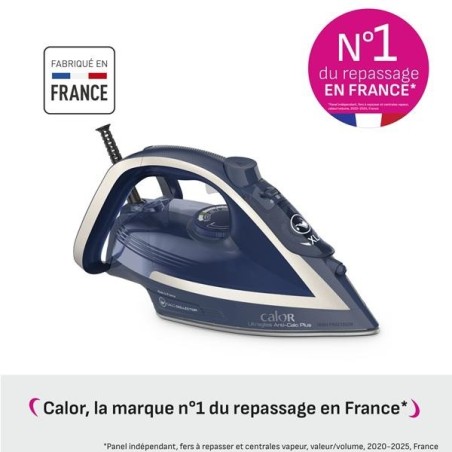 Fer à repasser Bleu & Silver - Ultragliss Anti-Calc Plus - FV6830C0