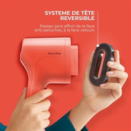 Défroisseur vapeur à main Corail & Noir - Pure POP - DT2022C0