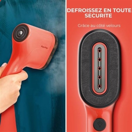 Défroisseur vapeur à main Corail & Noir - Pure POP - DT2022C0