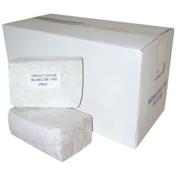 Chiffons coton blanc sac 1 kg
