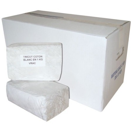 Chiffons coton blanc sac 1 kg