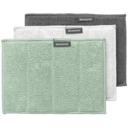 Éponges microfibre 16x22cm lot de 3 assorties