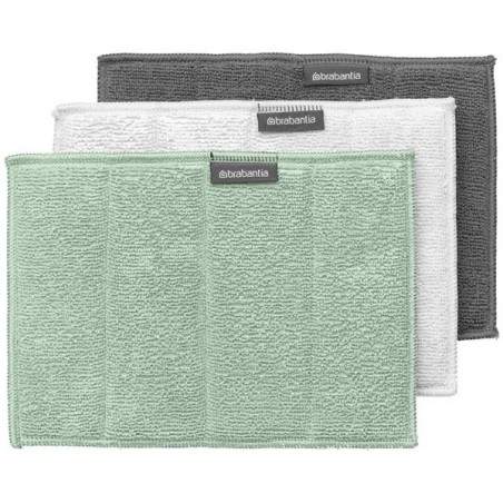 Éponges microfibre 16x22cm lot de 3 assorties