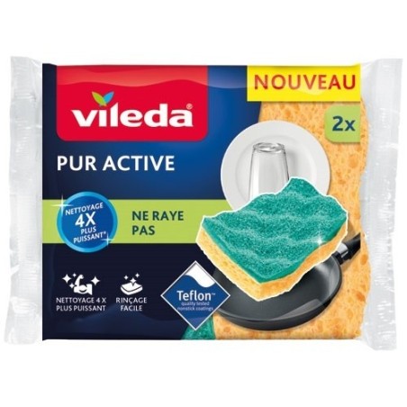 Eponges pur active x2