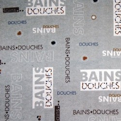 Serpillière tapis bain non tissé 60x90cm assortis