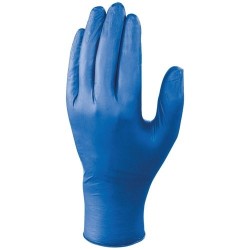 Gants étanche jetable non poudré x 100 taille 9/10