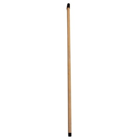 Manche bois brut cannelé +vis plast.r35