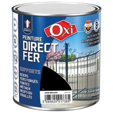 Directe fer lisse noir brillant 0.5l