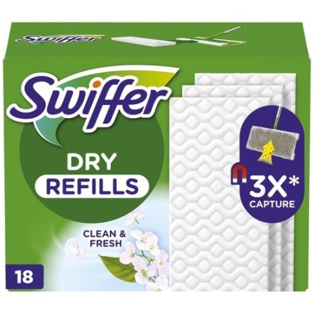 Lingette sèche sol dry x18