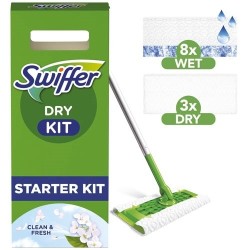 kit balai + 8 lingettes dry +3 lingettes wet