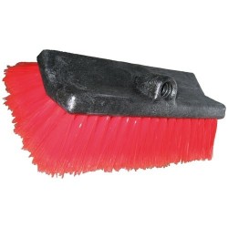 Brosse rouge biface fibres souples 25 cm