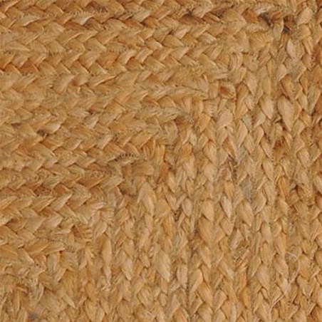 Tapis rectangulaire en jute tressé Naturel 60 x 90 cm