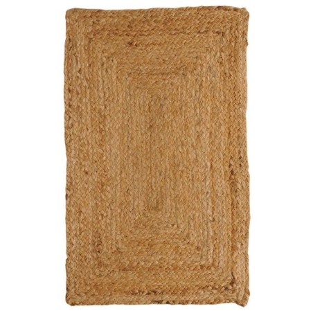 Tapis rectangulaire en jute tressé Naturel 100 x 150 cm