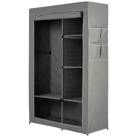 Armoire penderie avec 6 étagères 105x45x161cm