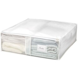 Housse couvertures - PVA - 65 x 55 x 20 cm - gris