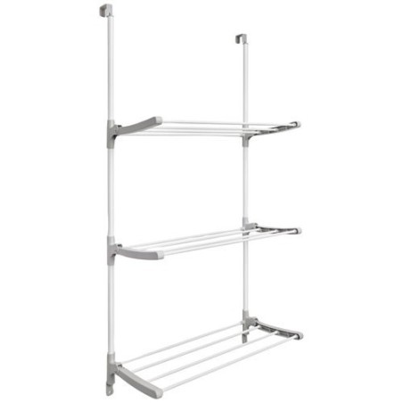 Séchoir à porte blanc et gris