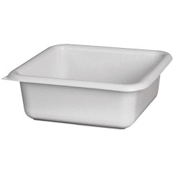 Cuvette carrée 20 cm / 1.5 L Gris Moucheté