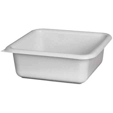Cuvette carrée 20 cm / 1.5 L Gris Moucheté