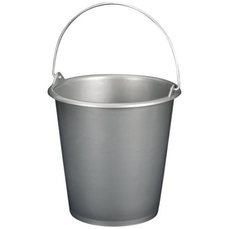 Seau de ménage gradué 5 L - Gris Silver