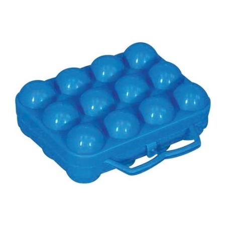 Boîte oeufs 12 cases bleu