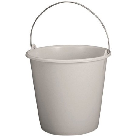 Seau ménage 12l gradué gris moucheté