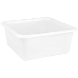 Cuvette carrée 32cm 9.5l blanc alimentaire