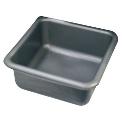 Cuvette carrée 38cm 15 l silver