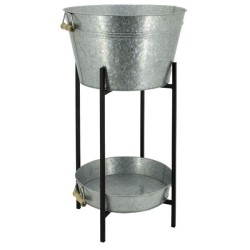 Bassine sur pied h71 cm galva
