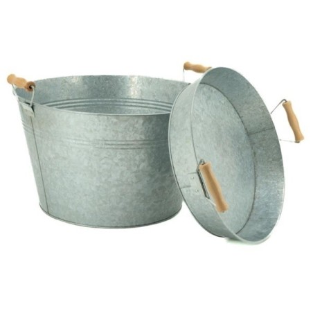 Bassine sur pied h71 cm galva