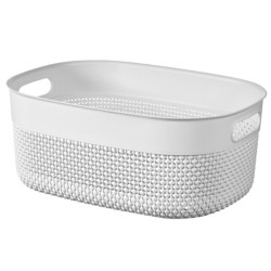 Panier à linge S 27 x 22 x h15 cm Blanc - Filo