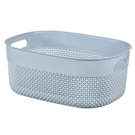 Panier à linge S 27 x 22 x h15 cm Bleu claire - Filo