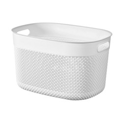 Panier à linge L 38 x 29 x h22 cm Blanc - Filo