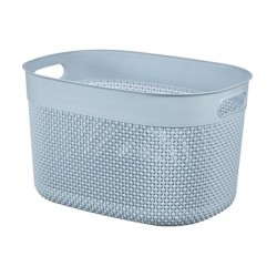 Panier à linge L 38 x 29 x h22 cm Bleu claire - Filo