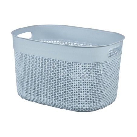 Panier à linge L 38 x 29 x h22 cm Bleu claire - Filo