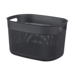 Panier à linge L 38 x 29 x h22 cm Gris foncé - Filo