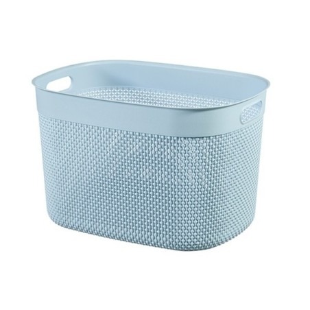 Panier à linge XL 44 x 33 x h27 cm Bleu claire - Filo