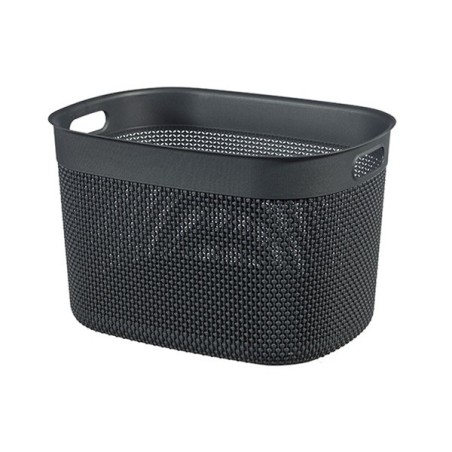 Panier à linge XL 44 x 33 x h27 cm Gris foncé - Filo