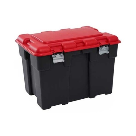 Coffre de rangement Explorer 185 L. 84.2 x 60.2 x h57 cm Noir-rouge