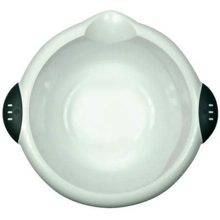 Cuvette blanche ronde bimatière 10l