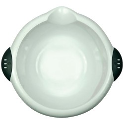Cuvette blanche ronde bimatière 6l