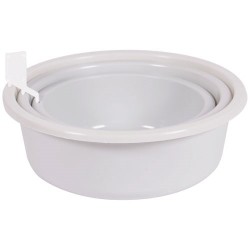 Cuvette ronde 3.2l 5l 7.9l x3 blanc cérusé