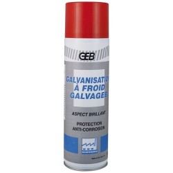 Galvanisation à froid Aspect Brillant - Aérosol 650/500 ml