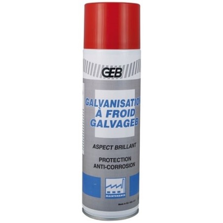 Galvanisation à froid Aspect Brillant - Aérosol 650/500 ml
