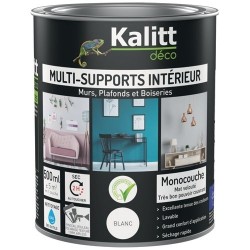 Peinture multi-supports 0,5 L Acrylique Mat - Blanc