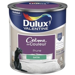 Peinture 0.5 L Crème de Couleur Satin - Prune