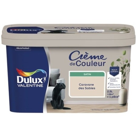 Peinture 2.5 L Crème de Couleur Satin - Caravane des Sables